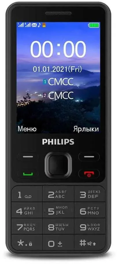 Philips E185 Xenium Черный