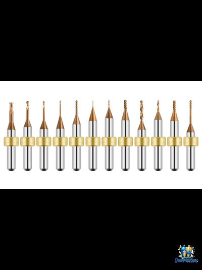 Фрезы XTCERA для обработки титана и кобальт-хрома (Ti/CoCr) — диаметры 1.5, 2.0, 3.0 мм | CAD/CAM инструменты для металлообработки