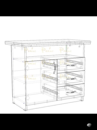 ТП-25 тумба офисная