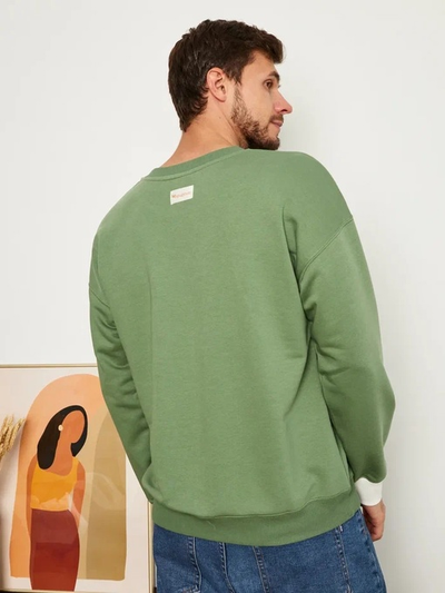 МУЖСКОЙ СВИТШОТ ОЛИВА "ДАРИ"