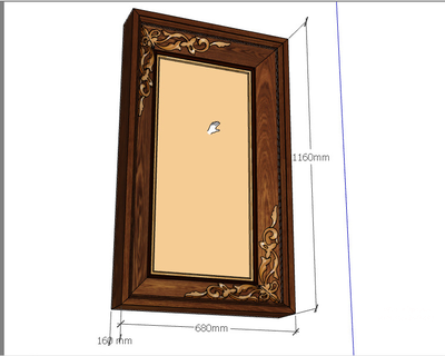 Рама резная