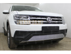 Защита радиатора Volkswagen Teramont 2017- chrome низ