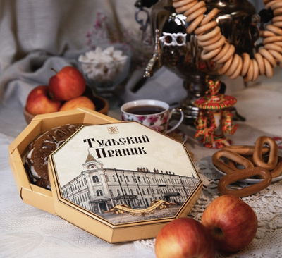 Тульский пряник "Сувенир" в коробке с повидлом  300 гр.