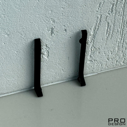 Заглушки SYMETRIC L Анодированный черный