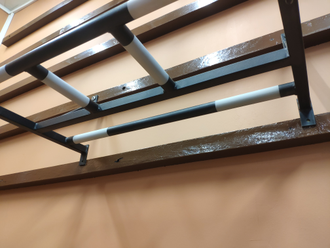 Турник с 4 хватами, усиленный, с перекладиной для пресса (TUR-005/5)