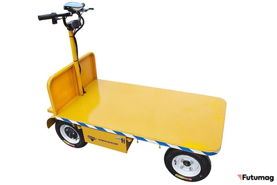 Платформенная тележка электрическая RuTrike ПЛИТА БУКСИР 1500