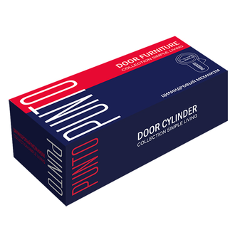 Цилиндровый Punto (Пунто) механизм с вертушкой A202/60 mm (25+10+25) PB латунь 5 кл.