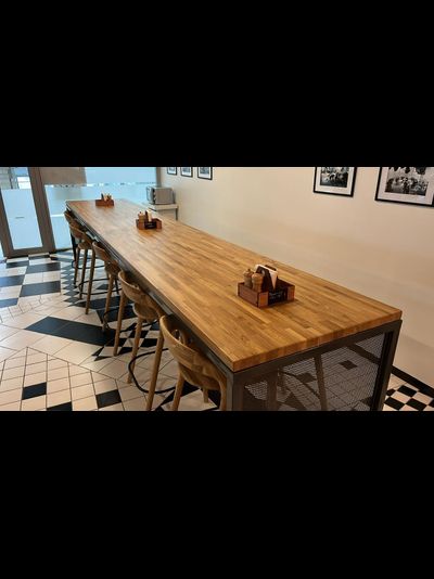 Столешница из массива дерева проект №5521