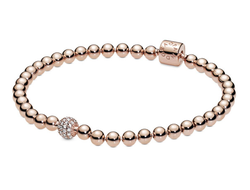 Браслет Пандора сферы rose 588342CZ