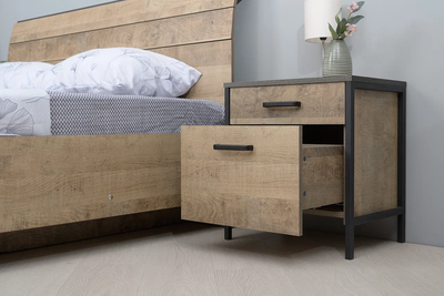 Тумба прикроватная Трувор 13.290 дуб гранж песочный, интра