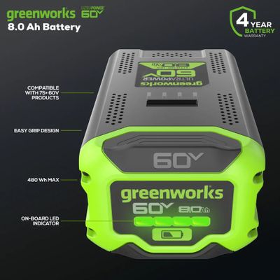 Аккумулятор Greenworks G60B8 8 Ач