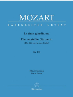 Mozart. La finta giardiniera KV196 Klavierauszug (it/dt)