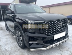 Защита переднего бампера G ПапаТюнинг для GAC GS8 2023-