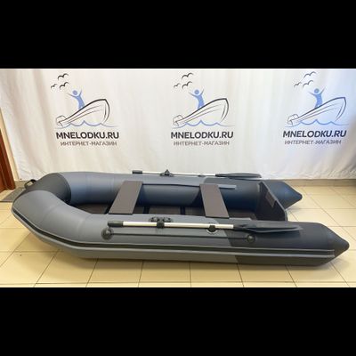 Моторная лодка Таймень NX 2850 слань-книжка киль графит/черный