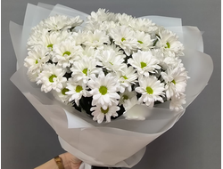 Букет из хризантем "Утренний мороз"