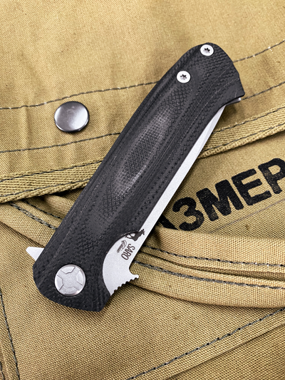 Складной нож Чиж NEXT HD сталь AUS 10,  рукоять G10, цвет черный