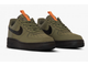 Nike Air Force 1 Low Olive Suede (Экокожа) сбоку