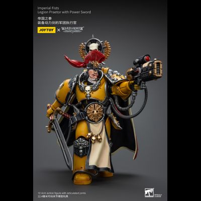 Претор Имперских Кулаков (Warhammer Horus Heresy) - КОЛЛЕКЦИОННАЯ ФИГУРКА 1/18 Imperial Fists Legion Praetor with Power Sword (JT9138) - JOYTOY