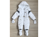 М.1707 Комбинезон Moncler белый (68,74,80,86)