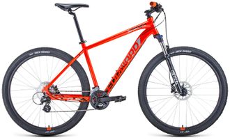 Горный велосипед FORWARD APACHE X  29 черно-оранжевый, рама 19