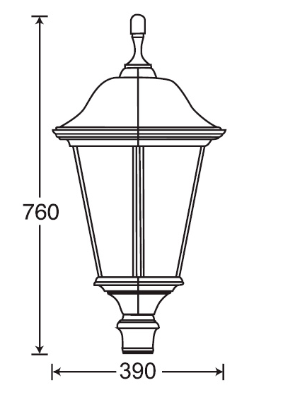 Парковый светильник серии  Bremen-2