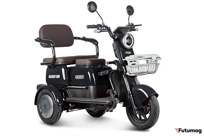 Электротрицикл Rutrike Gelbert Sun 48V/60V 650Вт черный