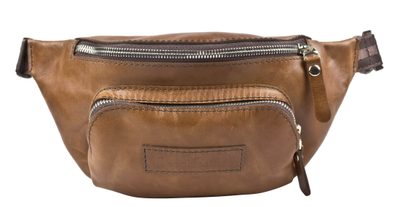 Кожаная поясная сумка Scarlino cognac (арт. 7018-03)