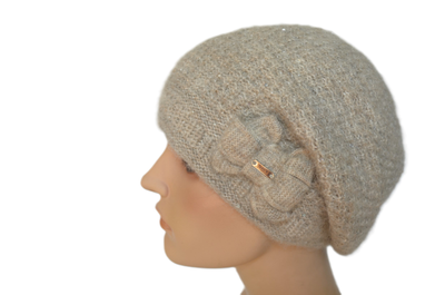 Женский берет Vizio 6702 B бежевый