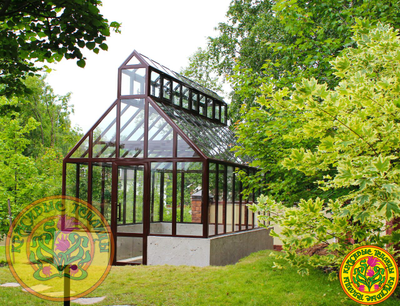 Английская теплица на заказ Йоркшир. Теплица из алюминия и стекла.