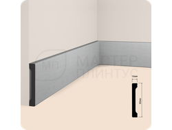 Плинтус напольный из дюрополимера HIWOOD B90V1 S339