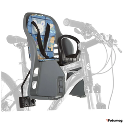 Детское кресло для велосипеда Tech Team YC-689 Переднее с креплением на подседельную трубу