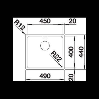 Мойка Blanco Andano 450-IF (распродажа)