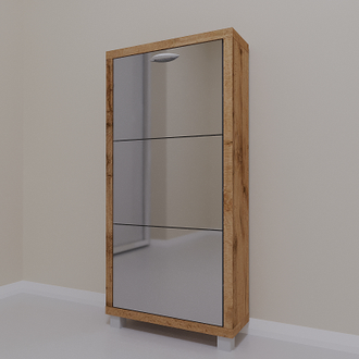 Обувница Айрон-3 (фасад Зеркало)