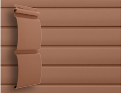 Сайдинг Блок-хаус 3,0 - имитация бруса из сруба, цвет тёмно-бежевый | Grand Line D4,8