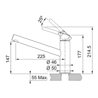 Смеситель Franke Orbit
