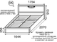 Кровать двойная (1600) (К-1) с ортопедическим основанием Лондон №5 -ИЖ МЕБЕЛЬ