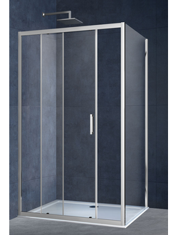 Душевой уголок Alpha VSR-3AL8012CL, 1200*800, хром, стекло прозрачное