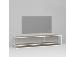 Тумба TV stand 200 lite 2 white темный дуб