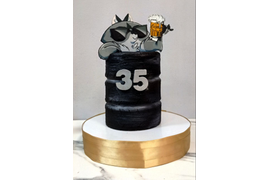 Торт "Енот на чиле"