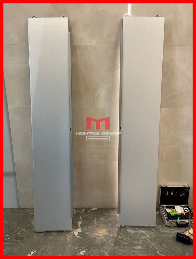 Оклейка элементов лифта плёнкой