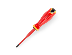 Отвертка диэлектрическая PZ/FL2x100 серия СЛИМ для работ под напряжением до 1000 В
