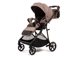 Коляска прогулочная и автокресло Peppy Amici (Sandstone) рама Greige (рама серо-коричневая)