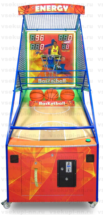 Аппарат Баскетбол с заслонкой и функцией движения корзины