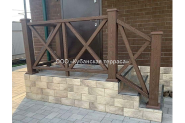 Ограждения ДПК коричневые