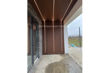 Облицовка стен и потолка здания ДПК