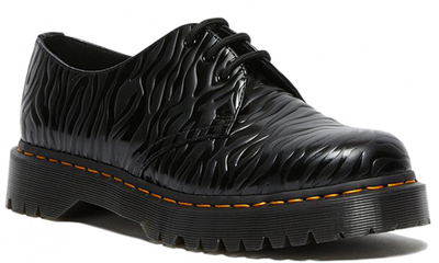 DR MARTENS 1461 BEX ZEBRA EMBOSS LEATHER OXFORD