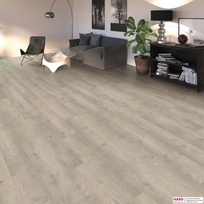 Ламинат Haro Tritty 100 Дуб Бергамо Серебряно-Серый 541470 32 класс толщина 8 мм с фаской 1.98 м2