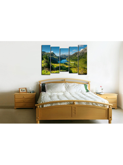 Модульная картина "Горный воздух"