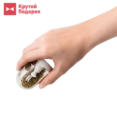 набор для специй в руке