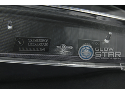 Стекло для фары Mercedes-Benz S-Class W221 (2009-2013) рестайлинг, правое (R), 1шт